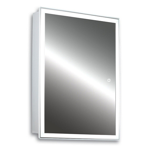 Зеркало-шкаф левый-правый подвес дверцы, 50 см, Flip, Киото, LED-00002473