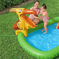 Игровой центр-бассейн Bestway, 241х140х137 см, Jurassic Splash, 53160, 308 л, кольца, мишени, ловушка - фото 4
