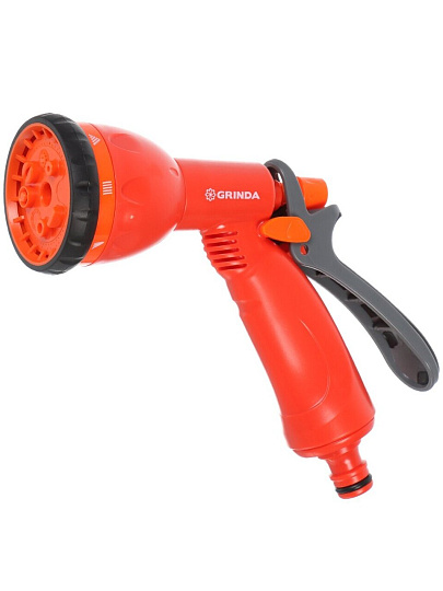 Набор для полива 4 предмета, пистолет-распылитель 8 режимов, комплект соединительной арматуры 3/4&quot;, GS-34, 8-427384_z02