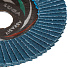 Круг лепестковый торцевой КЛТ1 для УШМ, LugaAbrasiv, диаметр 125 мм, посадочный диаметр 22 мм, зерн ZK60, шлифовальный - фото 3