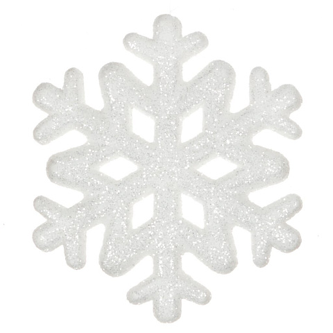 Подвеска Monte Christmas, Снежинка, 2 шт, белая, 10 см, N6051112