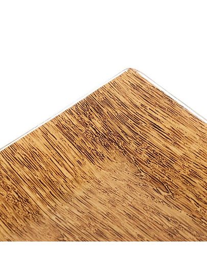 Тарелка десертная сервировочная, стекло, 20х30 см, прямоугольная, Лофт, Daniks