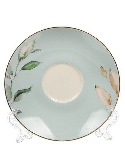 Набор чайный фарфор, 4 предмета, на 2 персоны, 270 мл, Jewel, Оливи, ПС0055-03