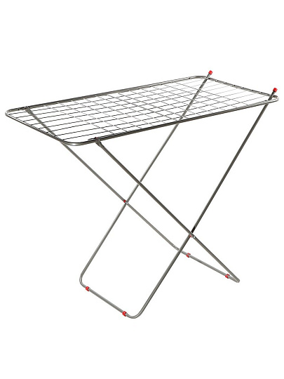 Сушилка для белья напольная, полотно 18 м, 166х53х87 см, складная, 8 прутьев, 15 кг, сталь, 452-096