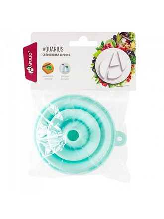 Воронка силикон, навеска, в ассортименте, Apollo, Aquarius, AQR-01