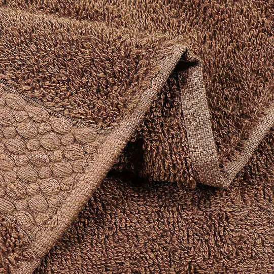 Полотенце банное 70х140 см, 100% хлопок, 500 г/м2, Dante Kahve, TAC, коричневое, 1718, Турция