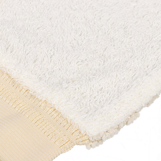 Мочалка банная варежка, хлопок, жесткая, хлопковый шенилл, Beauty Format, 58708-7240