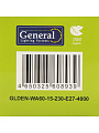 Лампа светодиодная E27, 15 Вт, 230 В, груша, 4000 К, нейтральный белый свет, General Lighting Systems, GLDEN, 662204 - фото 6