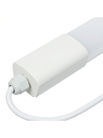 Светильник светодиодный, JazzWay, Compact PWP-С4, 18 Вт, 4000 К, 1800 Лм, IP65, 60х3.8х2.85 см, белый, 5016613