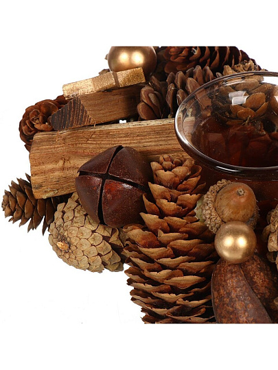 Подсвечник 3 свечи, 41 см, для свечи до 7 см, SYSGZSB-4623074