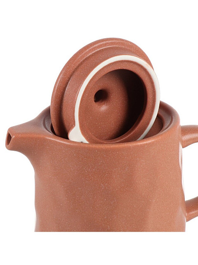 Чайник заварочный керамика, 0.85 л, Billibarri, Old Clay, 500-260, розовый