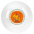 Набор детской посуды стекло, 3 шт, Оранжевая корова, кружка 250 мл, тарелка 19.6 см, салатник 13 см, Умка, GP51770ORK - фото 6