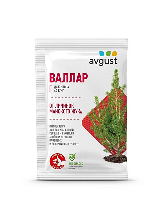 Инсектицид Валлар, от личинки майского жука, проволочника, гранулы, 50 г, Avgust