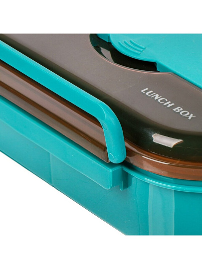 Контейнер пищевой пластик, 22.5х16.5х6.5 см, в ассортименте, прямоугольный, Y6-6572