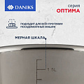 Кастрюля нержавеющая сталь, 2.2 л, с крышкой, крышка стекло, Daniks, Оптима, GS-01201-18CA, индукция - фото 10