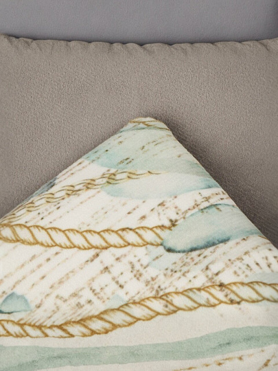 Наволочка декоративная Веточки, цепочки, 100% полиэстер, 40 х 40 см