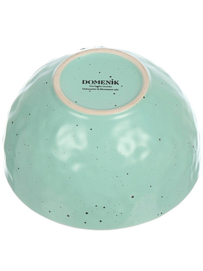 Салатник керамика, круглый, 14х8 см, 0.6 л, Colors, Domenik, DMD303, бирюзовый