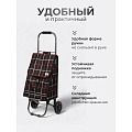 Тележка складная 32х29х84 см, металл, 100% полиэстер, 30 кг, с сумкой, Brown, D203ECO, 002251 - фото 5