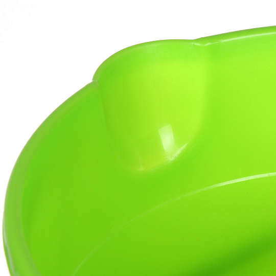 Ведро пластик, 10 л, с крышкой, зеленый в ассортименте, хозяйственное, Sparkplast, IS40018/1