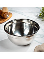 Миска походная, металл, 2.5 л, 22 см, глубокая, 0,5 мм, B020140