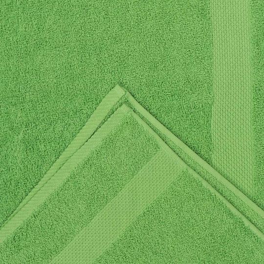 Полотенце банное 50х90 см, 100% хлопок, 380 г/м2, Грация, Barkas, травяное, Узбекистан