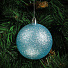 Елочный шар 6 шт, голубой, 8 см, SSYQB-0122375 - фото 2