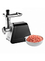 Мясорубка электрическая Redmond, RMG-1215, 1800 Вт, реверс, 2 кг/мин, пластик, 2 насадки, с отсеком для хранения насадок