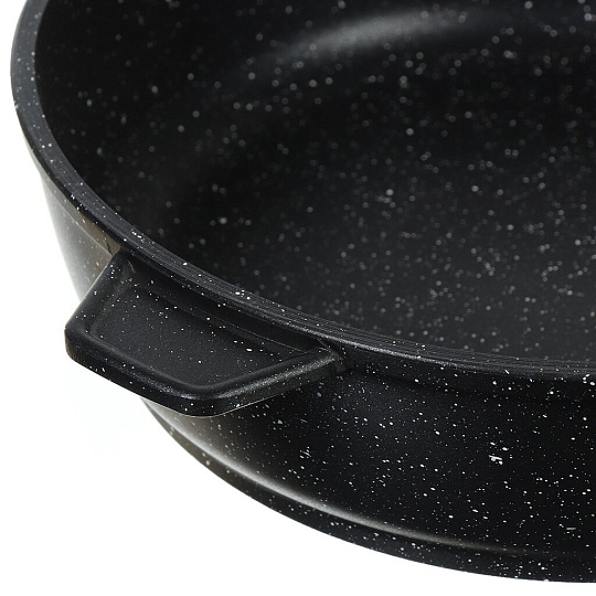 Сковорода алюминий, 22 см, антипригарное покрытие, Гардарика, Магия Орион, черная, 1522-04