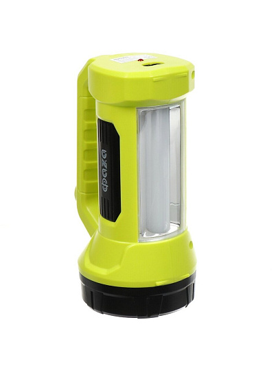 Фонарь ручной, встроенный аккумулятор, ФАZА, AccuF7-L1W/L16, зарядка от сети 220 В, пластик, зеленый, 5014817