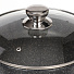 Сковорода алюминий, 26 см, антипригарное покрытие, Горница, Гранит, с2654аг, с крышкой, съемная ручка - фото 2