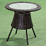 Мебель садовая Эльвира нео, стол, 60х60х60 см, 2 стула, 110 кг, полиэтилен, металл, Y9-291 - фото 4