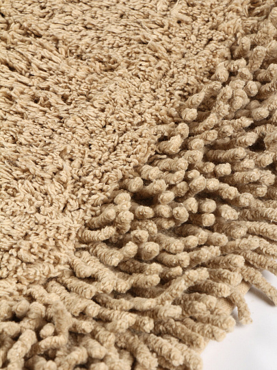 Коврик для ванной хлопок, 0.5Х0.8 м, св-бежевый buble, Silvano, Лиона
