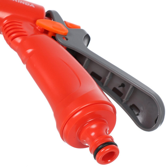 Пистолет поливочный ABS пластик, регулируемый, курок сзади, Grinda, P-R, Распылитель