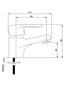 Смеситель для раковины, Istok life, с картриджем, хром, 0402.715 - фото 8