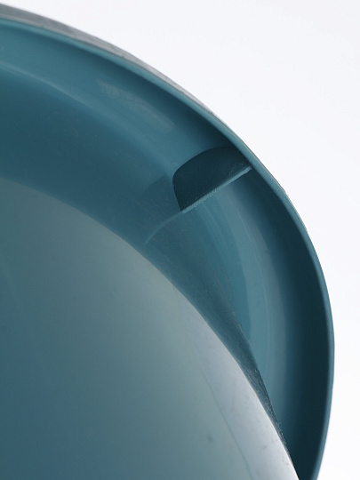 Таз пластик, 10 л, круглый, бирюзово-синий, Violet, 081055