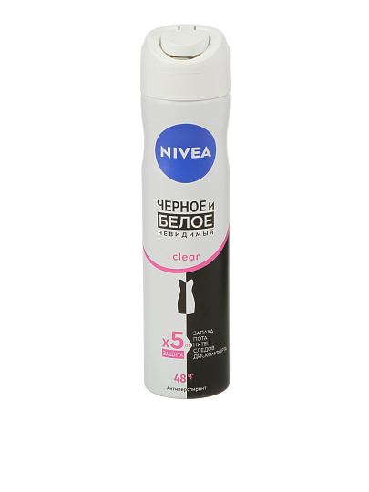 Дезодорант Nivea, Невидимая защита для черного и белого, для женщин, спрей, 150 мл