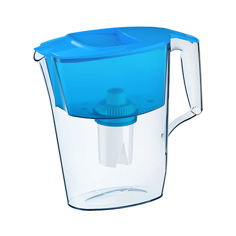 Фильтр-кувшин Аквафор, Стандарт, для холодной воды, 1 ступ, 2.5 л, голубой, P87B15N