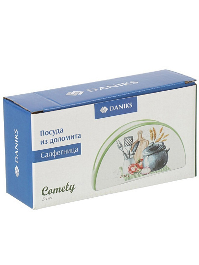 Салфетница доломит, 13.3х3.7х7.1 см, Daniks, Миловидный
