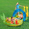 Игровой центр-бассейн Bestway, 338х167х129 см, Зоопарк, 53060, 201 л, с брызгалкой и принадлежностями для игр, от 2 лет - фото 4
