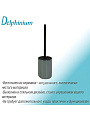 Ерш для туалета Delphinium, Малахит, напольный, 10.3х10.3х38.5 см, керамика, 106335 - фото 2