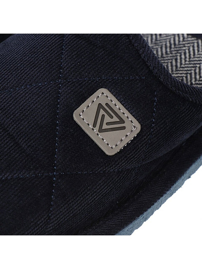 Тапки для мужчин, полиэстер, синие, р. 42, открытые, J2023-01