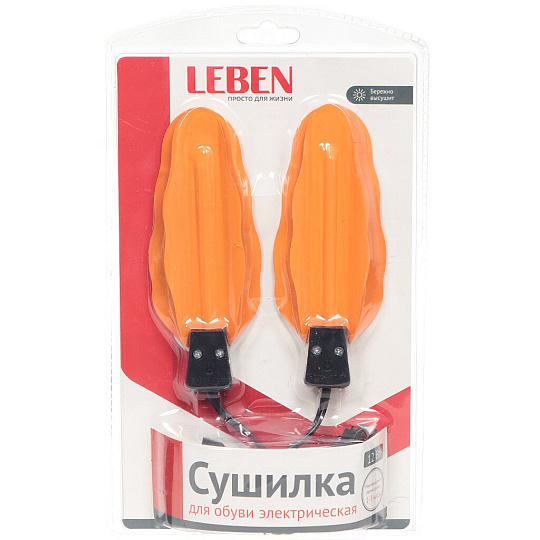 Сушилка для обуви Leben, металл, 65-80 °C, 12 Вт, 220 В, 410005