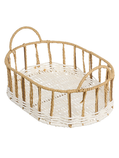 Корзина плетеная, овал , 31*21*10 см, Y4-9662