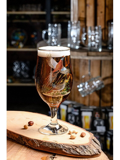 Бокал для пива, 625 мл, стекло, Декостек, Трофейная охота, 604/1-ДЗ4