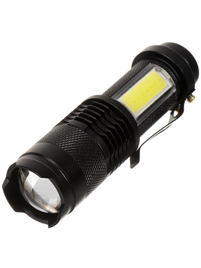 Фонарь Camelion, LED51531, алюминий, 4 режима, XPE+COB, ZOOM, 1XLR6, блистер, 14533