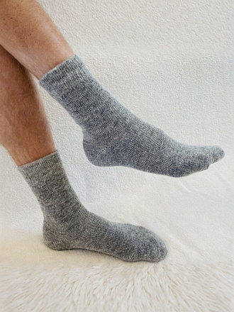 Носки для мужчин, тонкая овечья шерсть, Truly wooly, в ассортименте, р. 27-29