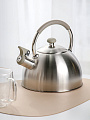 Чайник нержавеющая сталь, 2.5 л, со свистком, матовый, ручка силикон, Катунь, индукция, серебристый, КТ-149 - фото 2