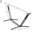 Стойка для гамака 280х100х110 см, каркасная сталь, 1.2-2.5 мм, 200 кг, Green Days, YTHM131 - фото 8
