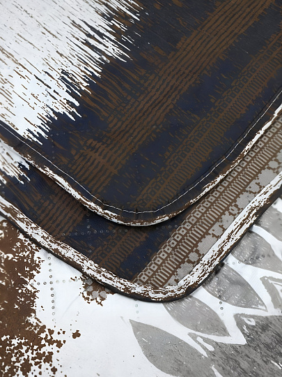 Покрывало евро, 220х200 см, 100% полиэстер, стеганое, Silvano, Мадонна, шоколадное, AI-2203004