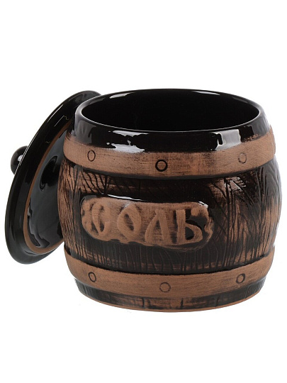 Солонка керамика, 15 см, 1200 мл, Борисовская керамика, Старина, СТР00000319